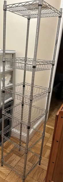 Photo of free 6 Tiers metal shelves (Washington DC) #1