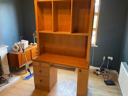 Photo of free Solid Wood shelf/desk unit (Dundrum) #1