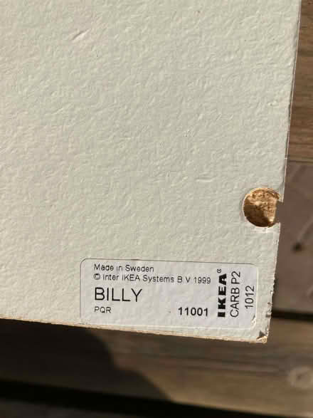 Photo of free 2 Billy white bookcase shelves (GU14) #4
