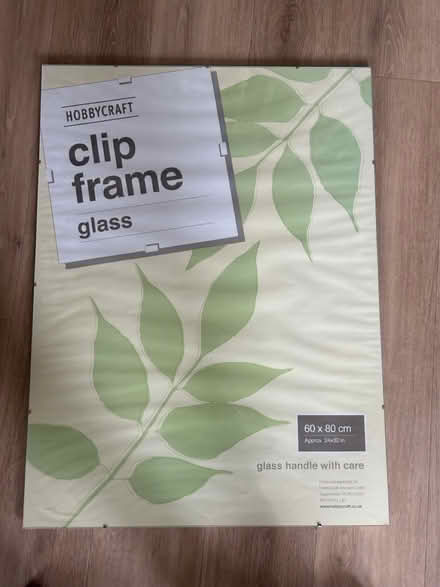 Photo of free Glass Clip frame 60 x 80 cm (Tonbridge) #1