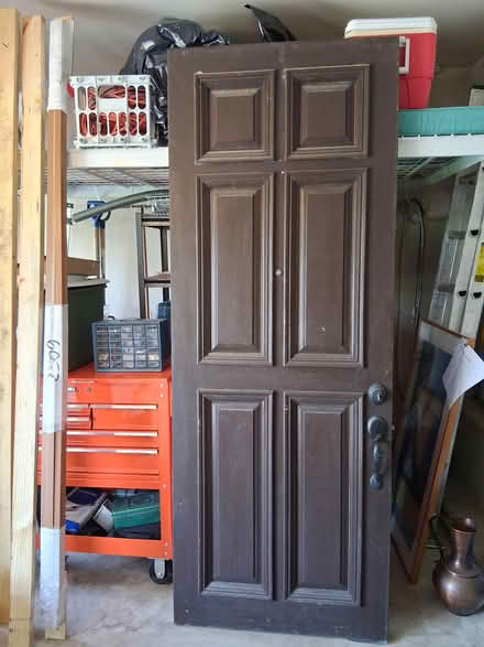 Photo of free tall wooden door (Oak Hill, Austin) #1
