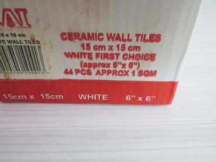 Photo of free 1 x box white square ceramic tiles 6" / 15cm (Canonbury N1) #3