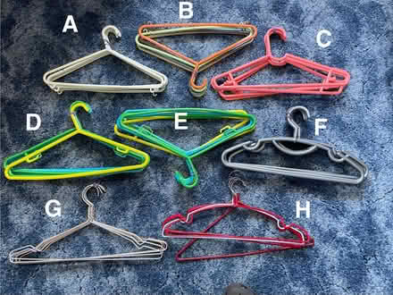 Photo of free Selection of adult coat hangers (Downend, behind Downend School) #1