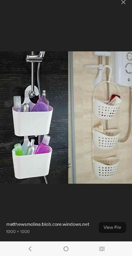 Photo of Plastic shower caddy (Kemptown BN2) #1