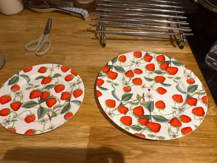 Photo of free 2 tiered cake stand PLATES ONLY (Warwick (Nelson Lane) CV34) #1