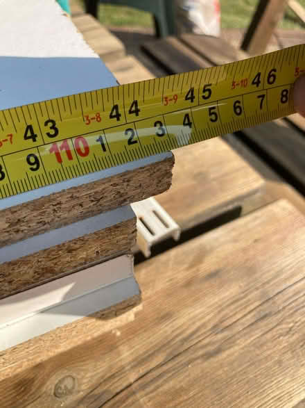 Photo of free 8 White Shelves (GU14) #3