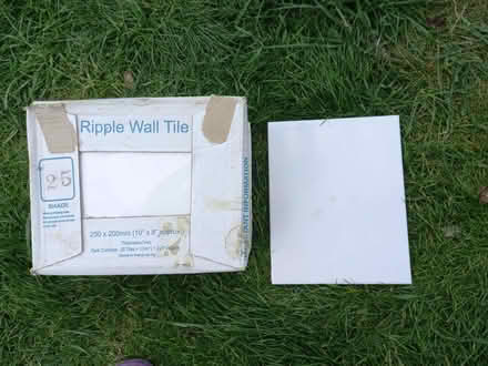 Photo of free White Wall Tiles (Parwich DE6) #1