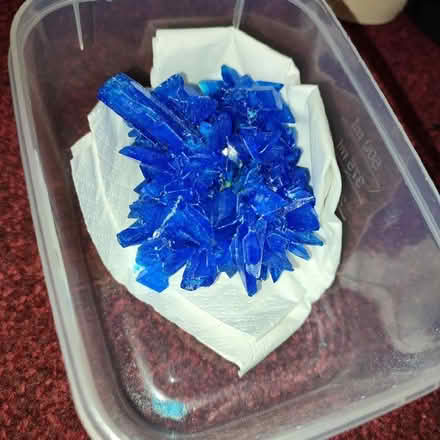 Photo of free Chalcanthite crystal (Church RG2) #1