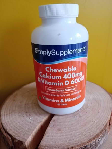 Photo of free Chewable Calcium and Vitamin D supplement (Welling DA16) #1