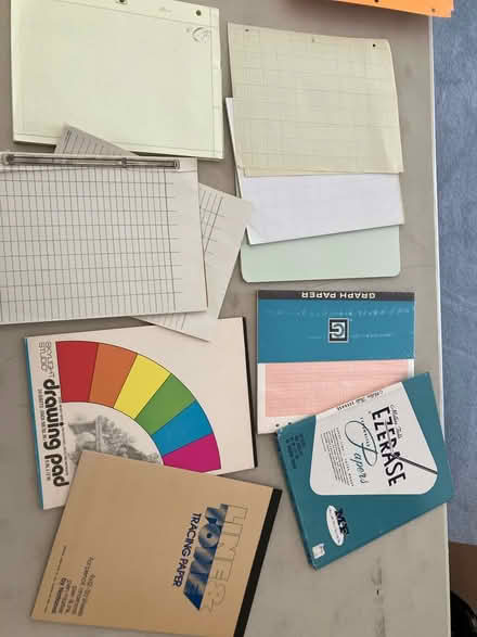 Photo of free Paper: graph, drawing, tracing, etc (Cupertino) #1