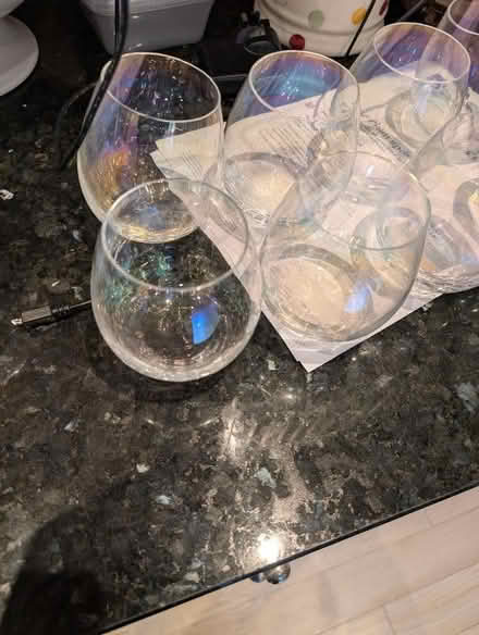 Photo of free 8 X iridescent glasses (The Cedars Estate WD3) #3