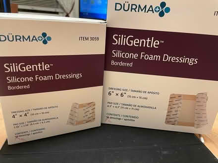 Photo of free Silicone foam dressings4”x4”& 6”x6” (Woodside) #1