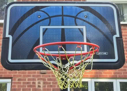 Photo of free Freestanding adjustable (7.5' to 10') Basketball hoop (Rednal B45) #1