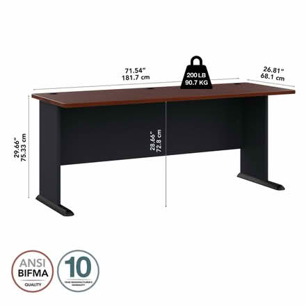 Photo of free Bush computer desk (Richmond Annex) #2
