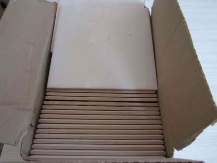 Photo of free 1 x box white square ceramic tiles 6" / 15cm (Canonbury N1) #4
