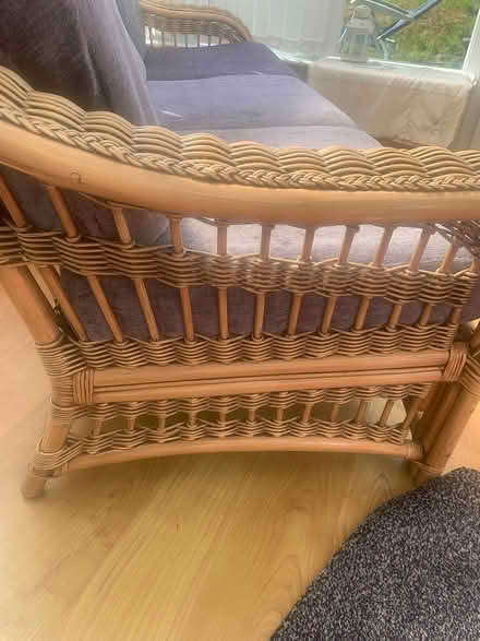 Photo of free 3seater cane settee (Cwmbran) #4