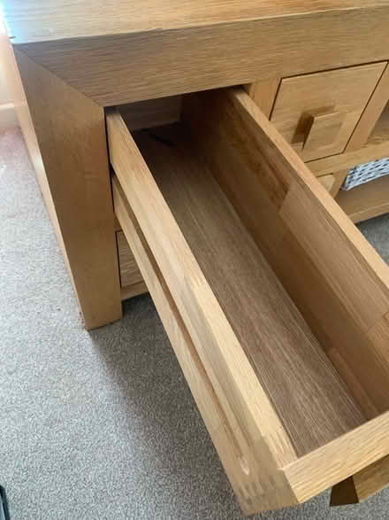 Photo of free Solid Oak tv unit (Bracknell Forest RG42) #2