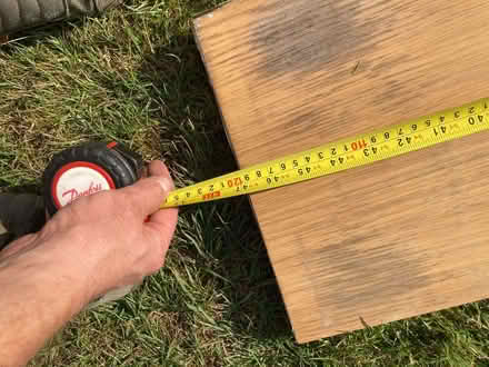 Photo of free Two brown shelves - used suitable for a shed/garage (GU14) #2