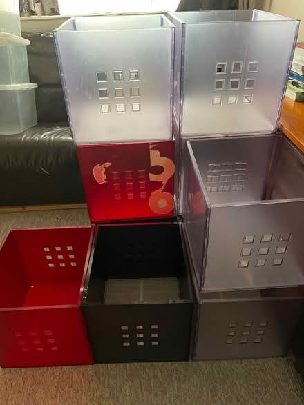 Photo of free IKEA plastic storage cubes (Bishops Waltham) #1