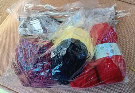 Photo of free Mixed bag of wool and knitting needles (West Felton SY11) #1