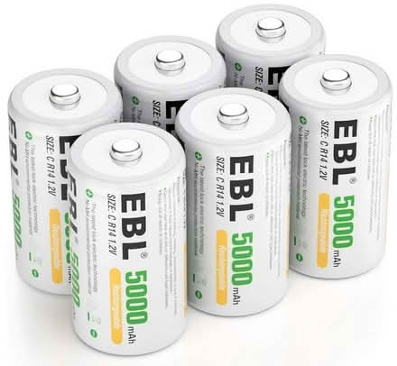 Photo of free 8 x rechargeable C batteries (Caversham RG4) #1