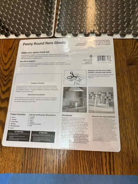 Photo of free Ceramic penny tiles with backing (West Highland area) #2