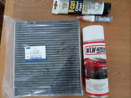 Photo of free Ford filter and materials for retouching paint. (Bonnington EH6) #1