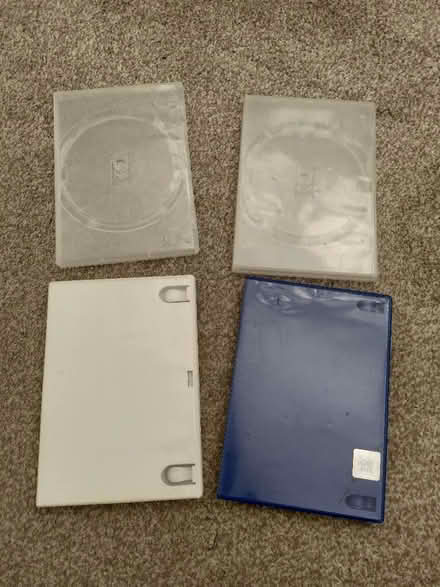 Photo of free 4x DVD / Game disc cases (Seaford BN25) #1