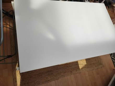 Photo of free Large white IKEA dining table (Danderhall) #3