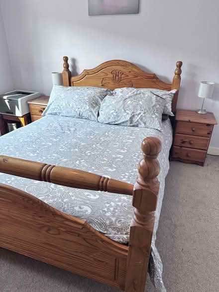 Photo of free Wooden double bed frame (Dublin 15) #2