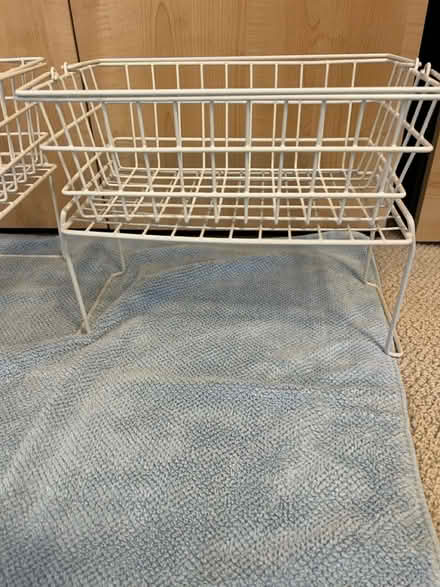 Photo of free Bathroom metal baskets and stands (Las Palmas Park, Sunnyvalr) #4