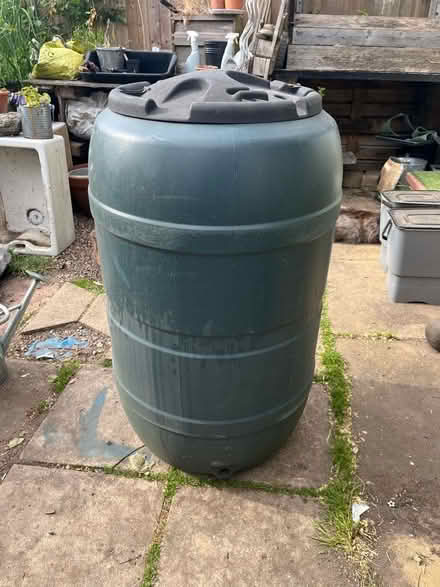 Photo of free Large water butt with stand (Gorse Hill M16) #1