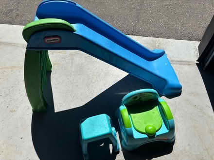 Photo of free Kids slide, stool and potty chair (Kipling and Burnhamthorpe) #2