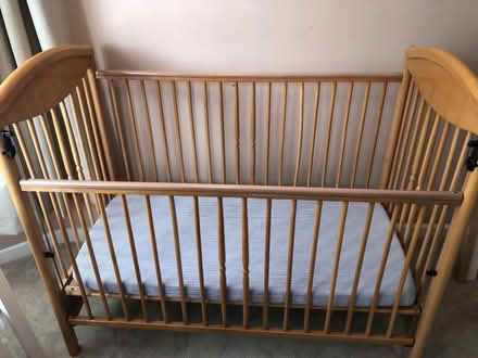 Photo of free Mamas & Papas Drop Side Cot (Greystones S11) #3