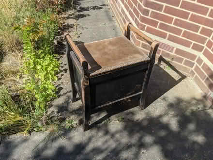 Photo of free OLD PIANO STOOL - for refurbishment (IP3) #1