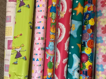 Photo of free Mixed children’s gift wrap (Rainhill village) #2
