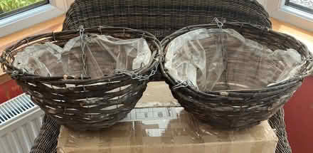 Photo of free Wicker Hanging Baskets (FairOak Close PR2) #1