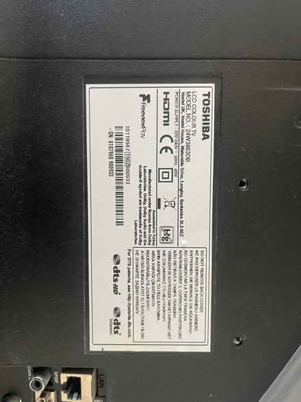 Photo of free Toshiba tv (Fenay Bridge HD8) #1