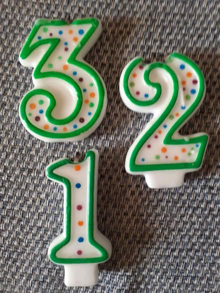 Photo of free Number candles (Bolton le Sands LA5) #1