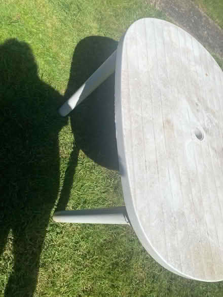 Photo of free Plastic Garden table and 4 chairs (Chatham ME4) #3