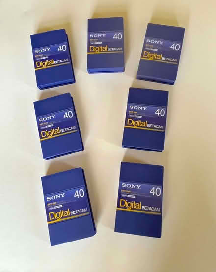 Photo of free 7x Sony DigiBeta Tapes - Brand New - Unused (Fenham NE4) #1
