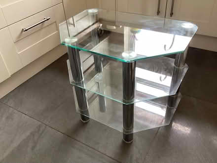 Photo of free Glass TV stand (Poynton SK12) #2