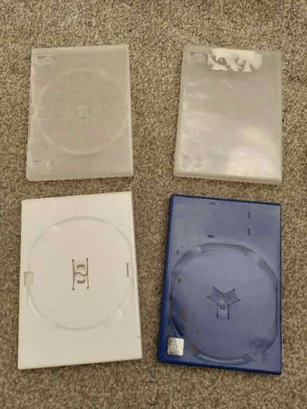 Photo of free 4x DVD / Game disc cases (Seaford BN25) #2