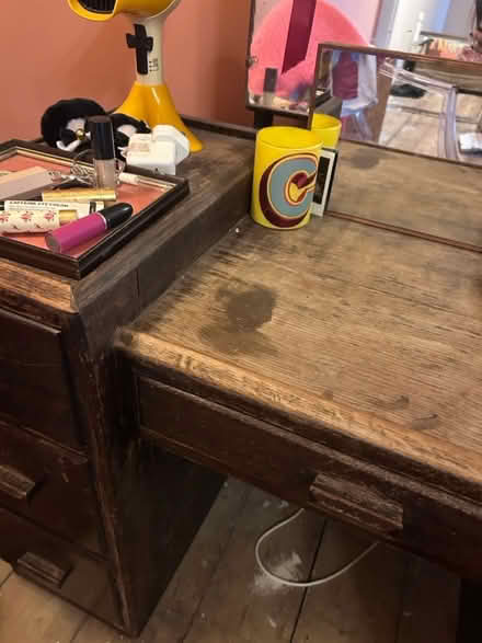 Photo of free Dressing table with mirror (Milton) #2