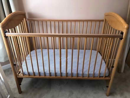 Photo of free Mamas & Papas Drop Side Cot (Greystones S11) #1