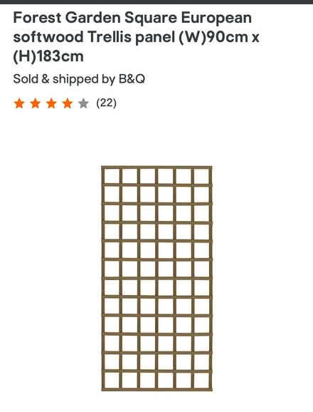 Photo of Old wooden trellis (Newbold S41) #1