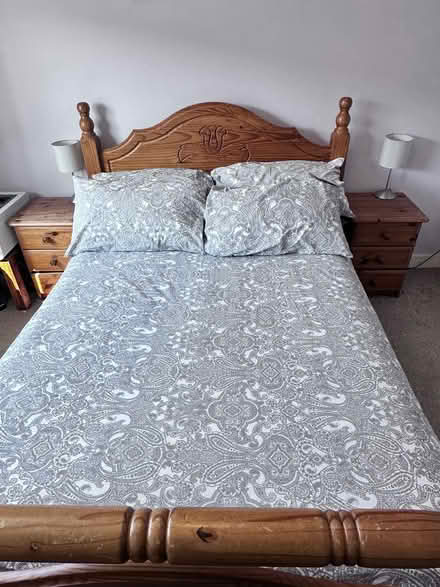 Photo of free Wooden double bed frame (Dublin 15) #1