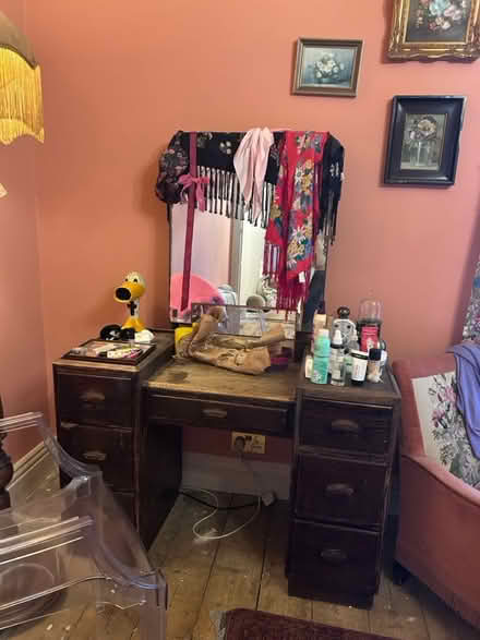 Photo of free Dressing table with mirror (Milton) #1