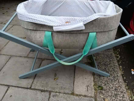 Photo of free Moses basket crib and stand, also pram for baby (Dudley Wood DY2) #2