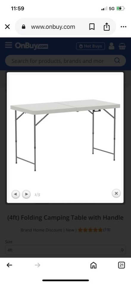 Photo of Paste table foldaway (Crookesmoor S6) #1